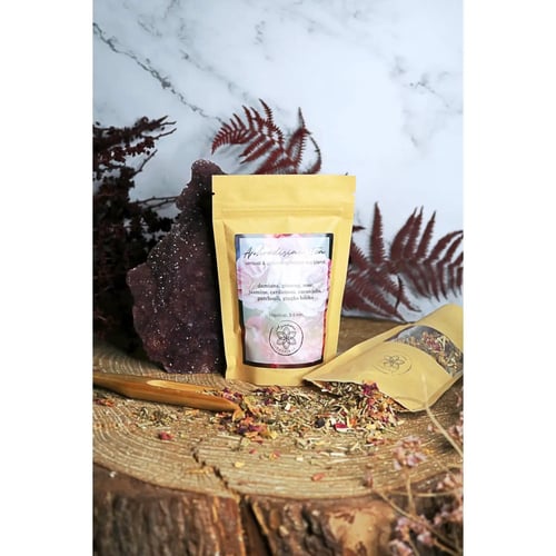 Afrodisiakum te med Damiana, Ginseng, Kakao, Rose, Kardemomme (3)