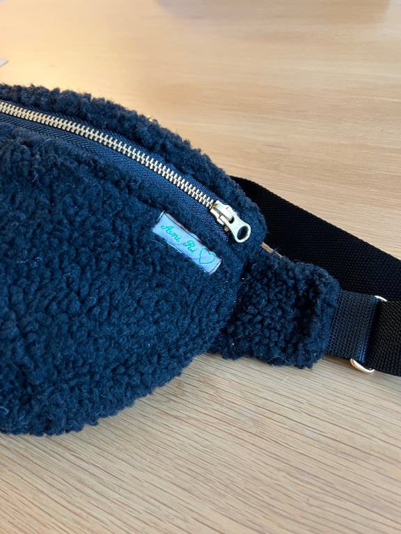 Big bum bag i sort billede 2