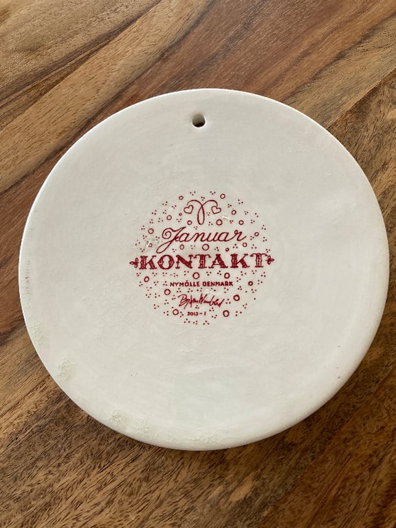 Bjørn Wiinblad - Januar/“Kontakt” - Rød billede 3