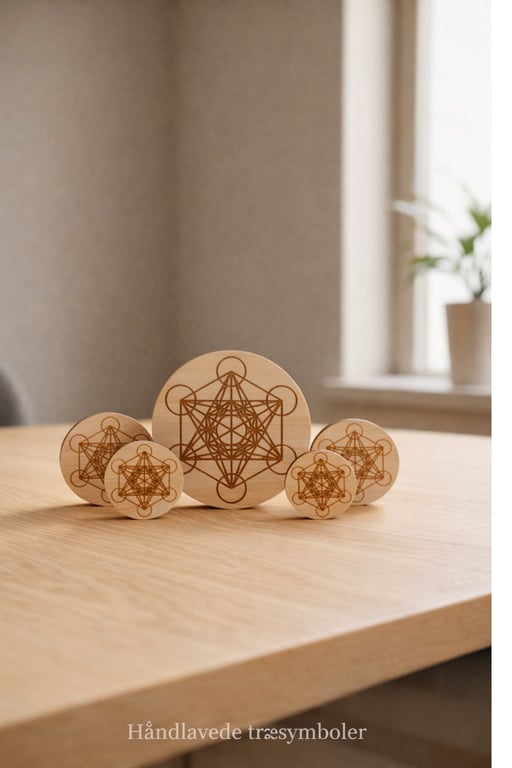 Metatron cirkulær alterbase 5,5 cm