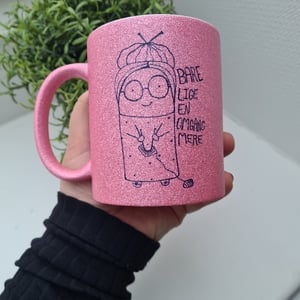 Krus: bare lige en omgang mere Pink Glimmer – produktbillede