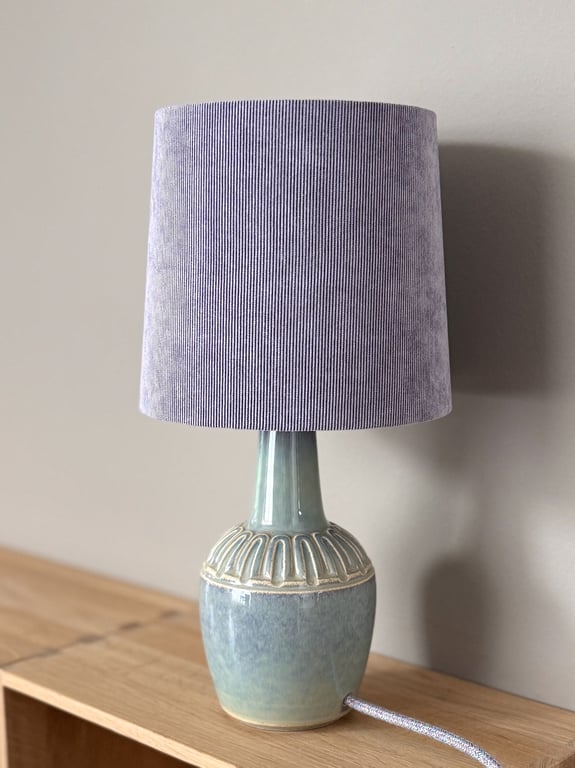 Upcycled vintage bordlampe - Søholm Keramik