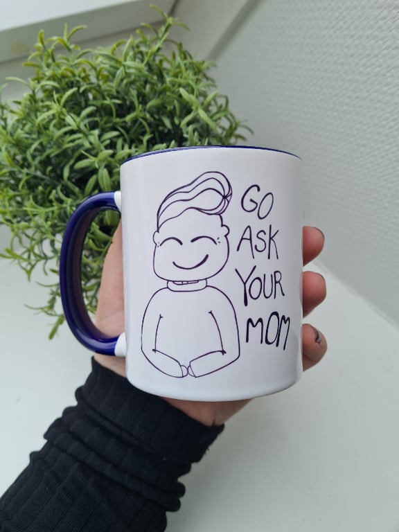 Krus: go ask your mom Blå