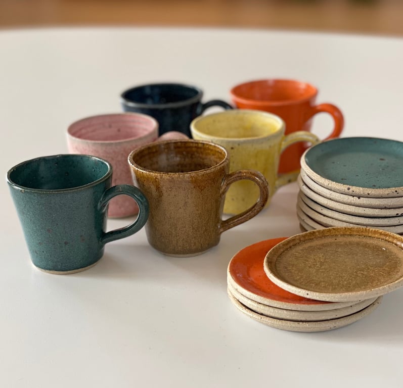 Espressokop, havblå billede 2