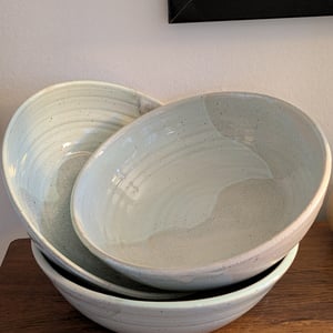 Skål/dyb tallerken mint/beige – produktbillede