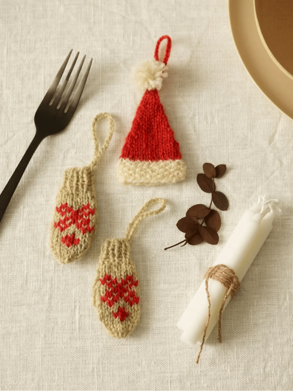 Opskrift: Nissehue stikket i finuld