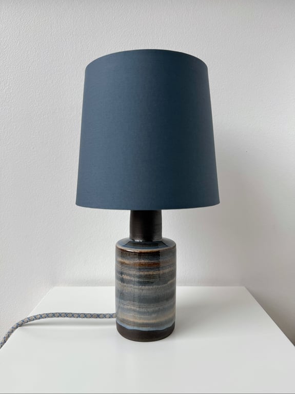 Upcycled vintage bordlampe - Hyllested Keramik