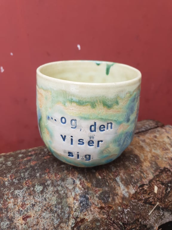 der findes en vej...giv tid...og den viser sig - kop uden hank billede 2