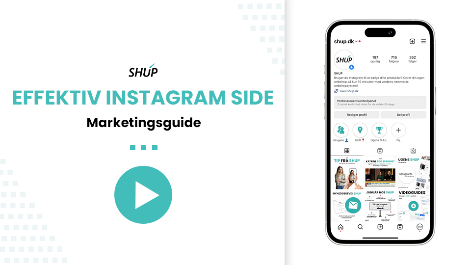 En skarp Instagram profil