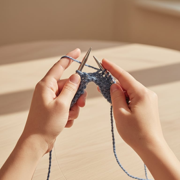 Udstyr: Rundpinde, Metal, fast wire fra Addi - Vælg str. og wirelængde