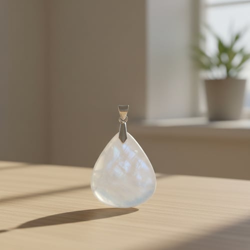 Moonstone Cabochon Vedhæng 