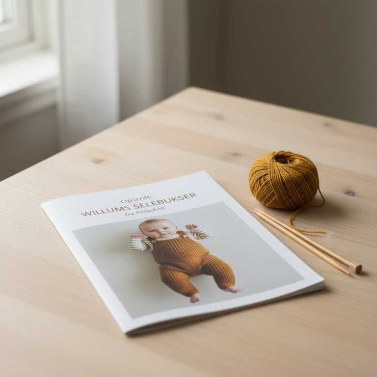 Opskrift: WILLUMS SELEBUKSER fra PetiteKnit