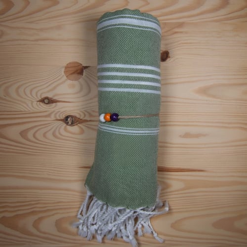Hammam håndklæde - Oliven Grøn