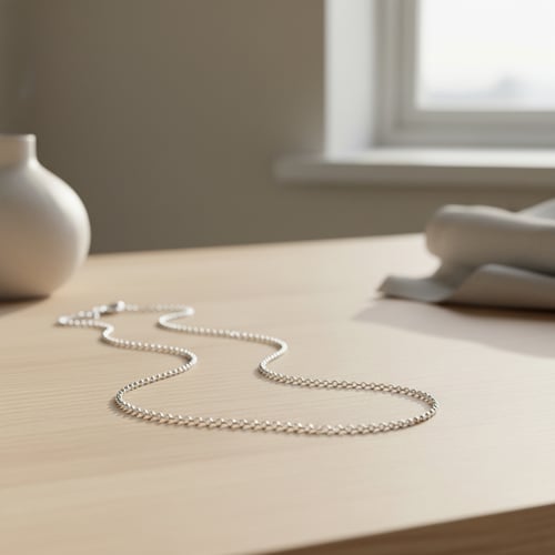 925 Sterling sølvkæde – 50 cm