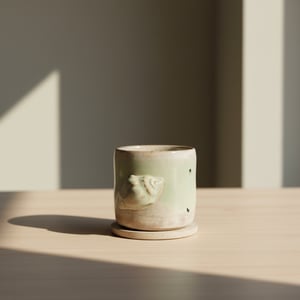 Konkylie krus. 350 ml. H: 8,5 cm – produktbillede