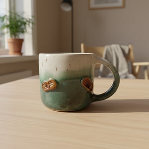 Garnnøgle krus. 380 ml. H: 8,5 cm – produktbillede