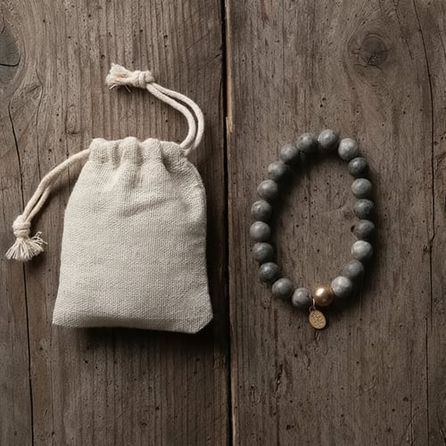 Armbånd med stenperler