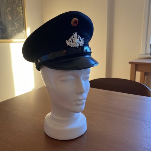 Uniforms kasket - Tysk Brandmand