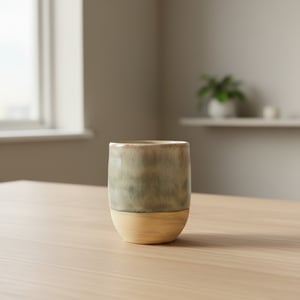 Gråmeleret kop – produktbillede