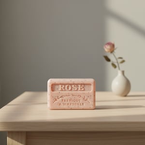 Fransk Scrub Sæbe - Rose – produktbillede