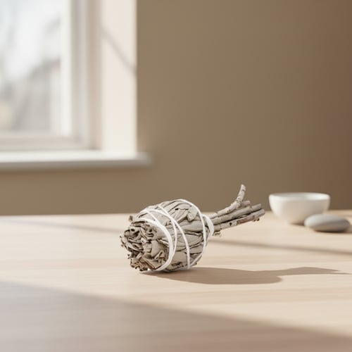 Californiens hvide salviefakkel (Salvia Apiana)