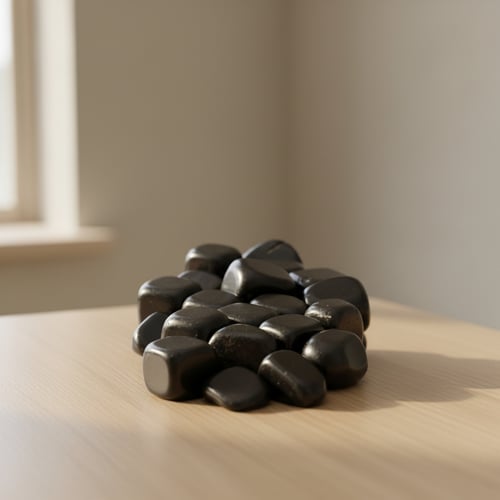 Sort Obsidian lommesten