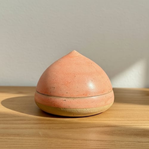 Mat orange krukke