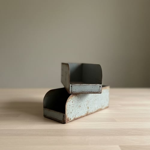 Antik værkstedsskuffe/metal