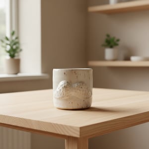 Englevinger krus. 330 ml. H: 8 cm – produktbillede