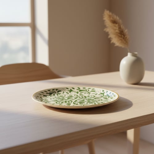 Héraclée Middag Grøn - 27 cm.