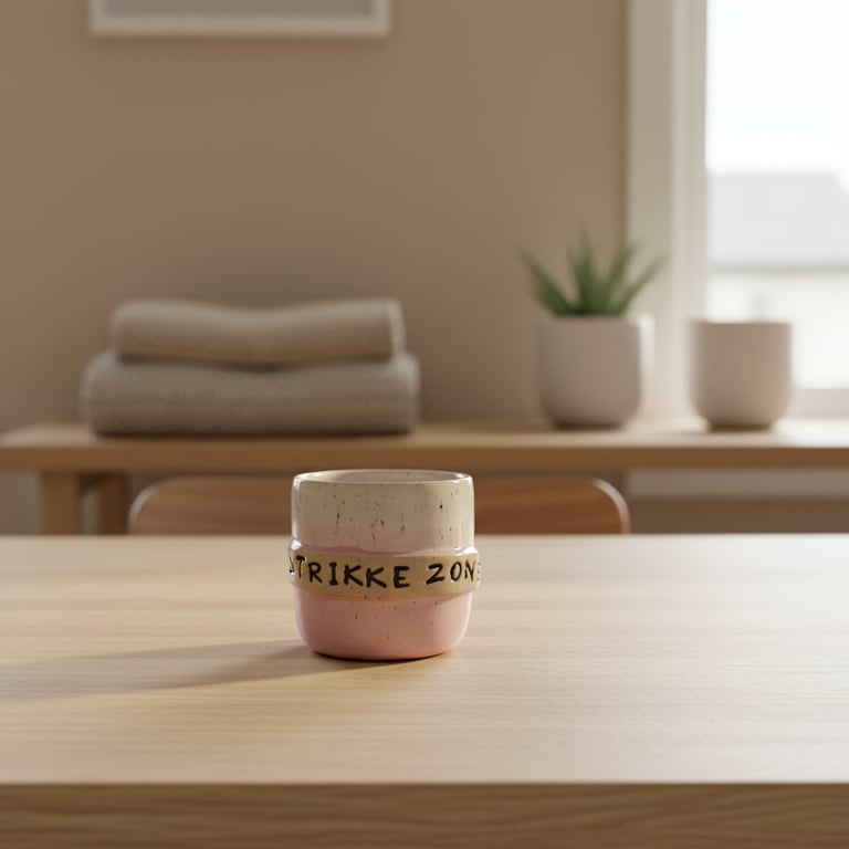 Strikke zone krus. 330 ml. H: 8 cm