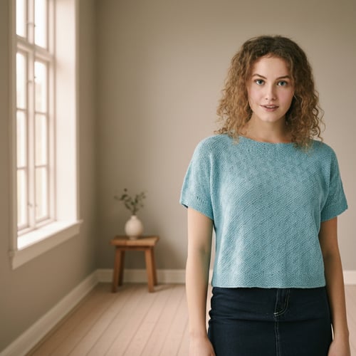 Kit: Bluse med diagonal-tern 