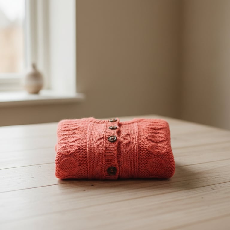 Opskrift: LITTLE ESTHER JACKET fra PetiteKnit 