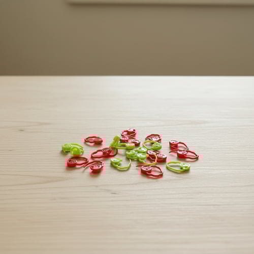 Tilbehør: Maskemarkører 20 stk/Markeringslåse (small) fra Clover