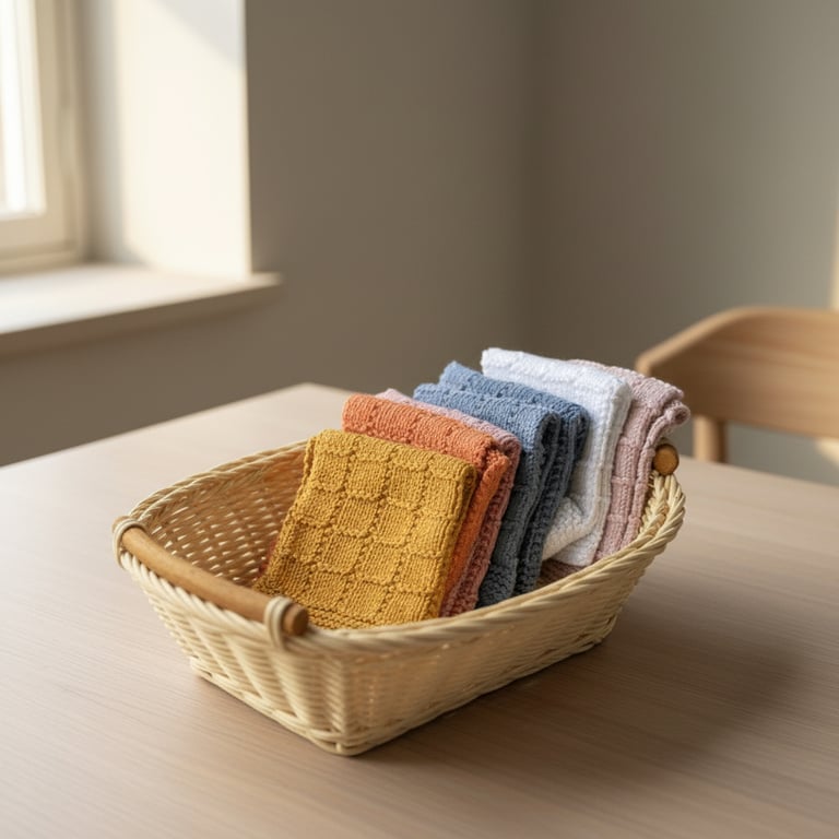 Opskrift: gæstehåndklæder med struktur