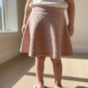 Opskrift: MÆLKEBØTTENEDERDEL fra PetiteKnit – produktbillede