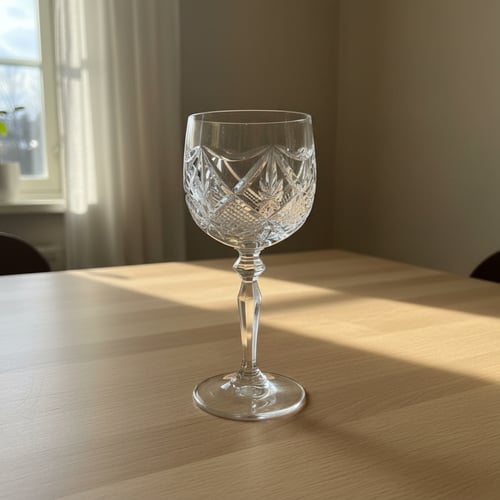 Vintage krystal vinglas