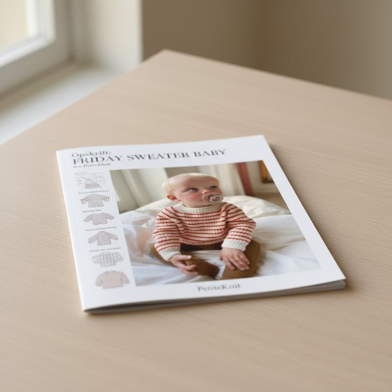 Opskrift: FRIDAY SWEATER BABY fra PetiteKnit billede 3