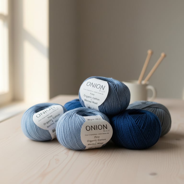 Garn: ONION Fino Organic &amp; Cotton Merino Wool