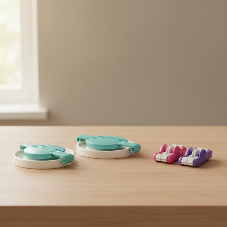 Tilbehør: Pop-Pom maker fra Clover - 2 stk, 2 størrelser