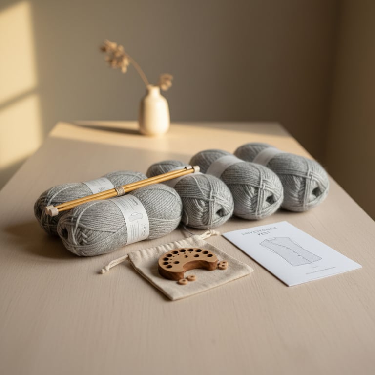 Kit: Livingstone Vest - garnkit billede 3