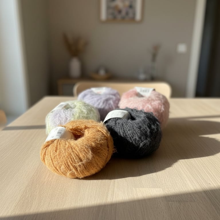 Garn: Pluma og Pluma degradé