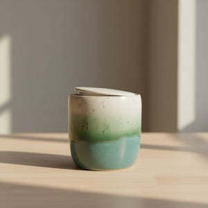 Grøn to go. 310 ml. H: 8,5 cm. 2 sortering se billede – produktbillede