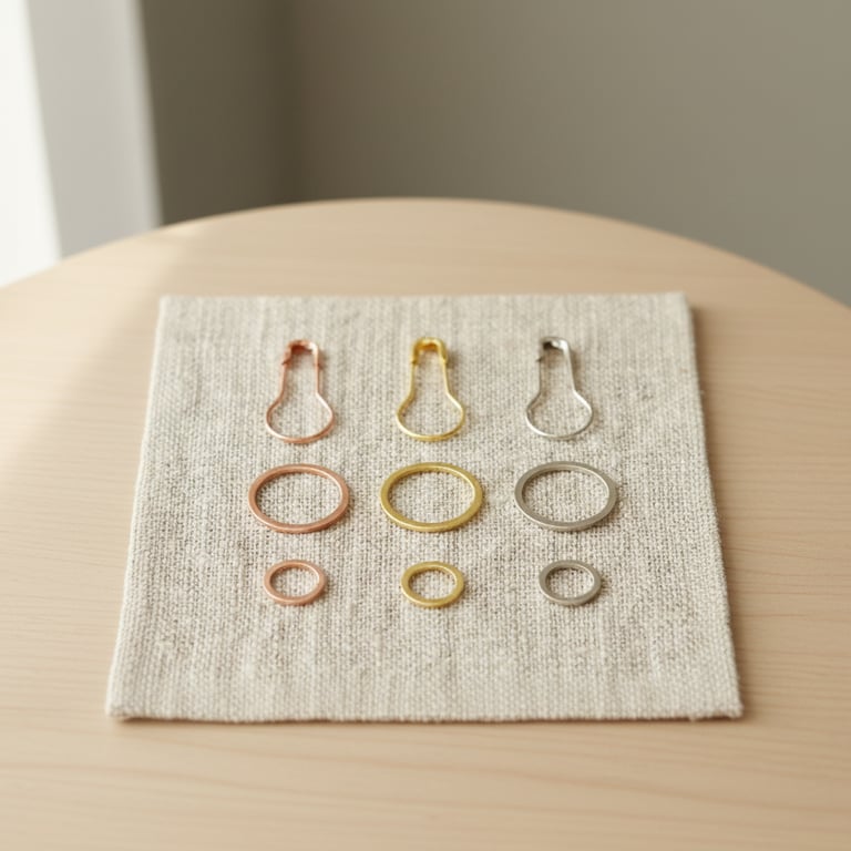 Udstyr: CocoKnits - Precious Metal Stitch Marker i Ædel Metal