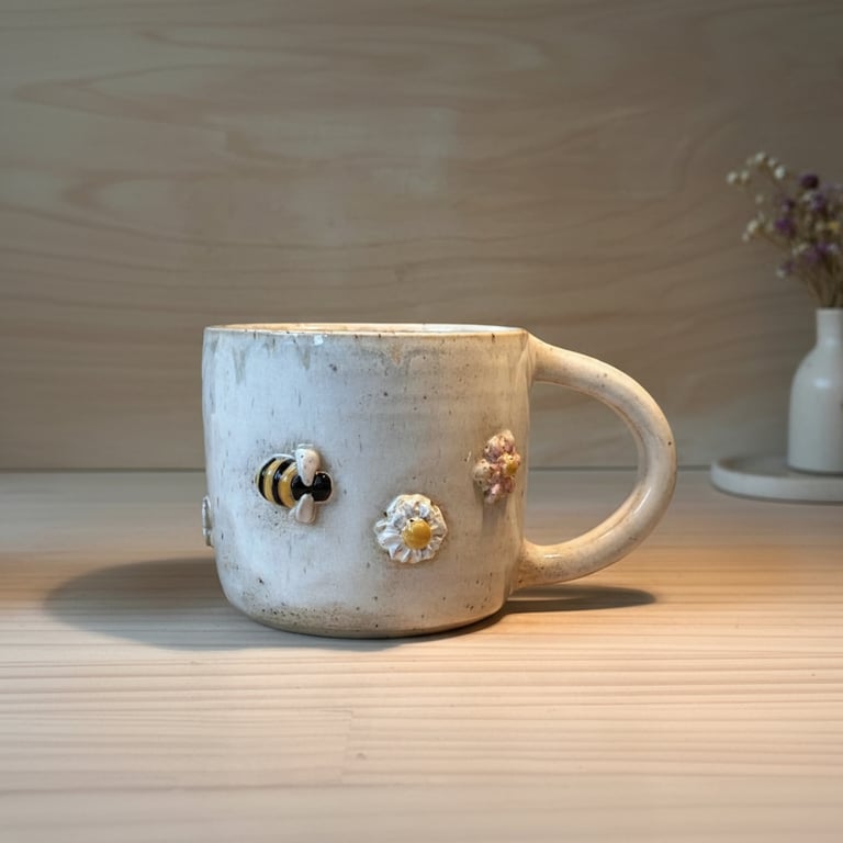 Tusindfryd krus, 320 ml. H: 8 cm